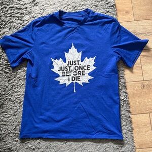 Men’s “JUST ONCE…” Maple Leafs SS Tee, S